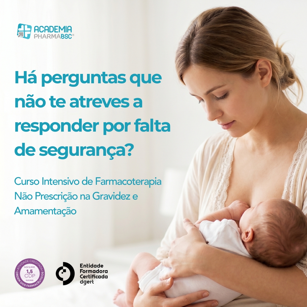 Curso Intensivo de Farmacoterapia Não Prescrição na Gravidez e Amamentação - Edição Julho - Academia PHARMABSC - Salus Magazine