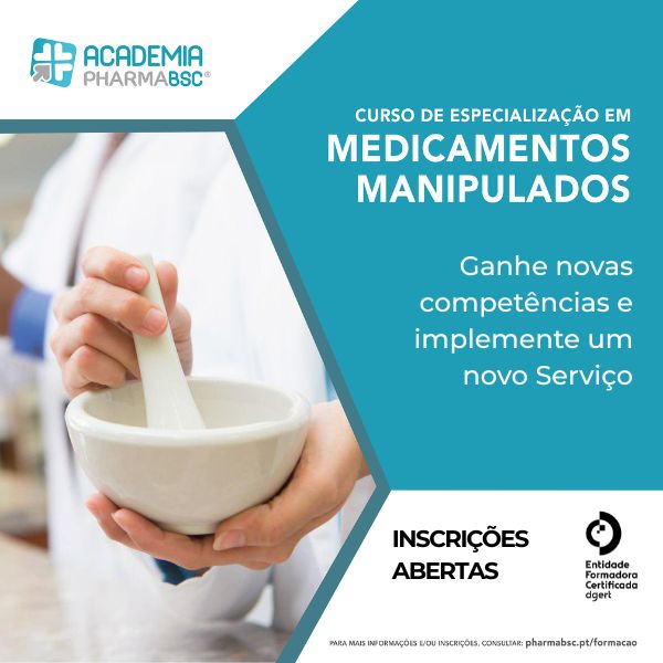 Curso de Especialização em Medicamentos Manipulados - PHARMABSC - Salus Magazine - pub